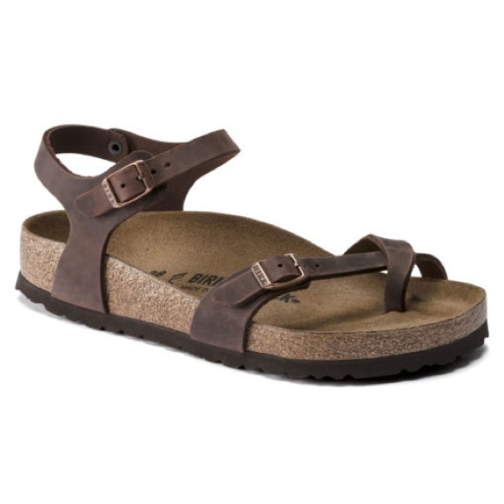 Birkenstock Women’s Taormina Sandal Habana Oiled Leather 38